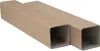 Quadratische Röhre 100 mm/gr2,5 mm/L750 B1 Produktbild-Vorschau 3