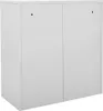 vidaXL Armadietto grigio chiaro 90x45x92,5 cm in acciaio Anteprima dell’immagine prodotto 3