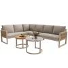Gartenlounge Set 5-6 Personen Modular - Outdoor Sofa Produktbild-Vorschau 15