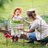 28x Dekorativer Gartenzaun 61x33cm Oberbogen Metallzaun aus Produktbild-Vorschau 8