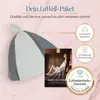 Cappello da sauna Lowell in feltro, motivo grigio/bianco, Anteprima dell’immagine prodotto 7