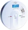 A white carbon monoxide detector with a digital display and test button. Produktbild-Vorschau