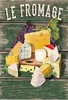 vianmo Holzschild 30x20 cm Le Fromage Käse Sorten Cheese Produktbild-Vorschau 1