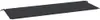 vidaXL Gartenbank-Auflage Schwarz 150x50x3 cm Oxford-Gewebe Produktbild-Vorschau 2