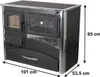 Kaminofen mit Backfach und Herdplatte ABC Concept 2 Air Produktbild-Vorschau 2