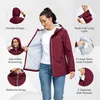 BUBW Damen Softshelljacke wasser- und winddicht mit Kapuze Produktbild-Vorschau 3