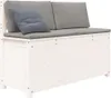 vidaXL Lavice bílá 110x41x76,5 cm Borovicový masiv Náhled obrázku produktu 4