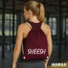 Huuraa Turnbeutel Sheesh Jugendwort 12 Liter Burgundy Produktbild-Vorschau 2