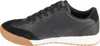 A side view of a black SKECHERS sneaker with a gum sole. Produktbild-Vorschau