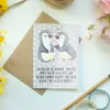 Mr. & Mrs. Panda Glückwunschkarte Pinguine trösten - Grau Produktbild-Vorschau 2