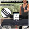 A man giving a thumbs up next to a treadmill with a tablet displaying workout routines. Produktbild-Vorschau