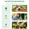 Outsunny Foliengewächshaus mit Fenster PE Tomatenhaus Produktbild-Vorschau 7