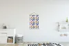 MuchoWow® Textilposter Mondrian - Gelb - Rot - Blau - Weiß Produktbild-Vorschau 2
