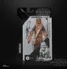 A Star Wars The Black Series Chewbacca action figure in its packaging, presented against a black background. Produktbild-Vorschau