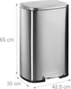 Cestino Relaxdays, 50 litri, da cucina, con secchiello Anteprima dell’immagine prodotto 4