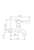 Rubinetto monocomando per lavabo RAV Slezák MK193SM, colore Anteprima dell’immagine prodotto 5