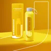 Szklana butelka na napoje Wessper z silikonowym pokrowcem – Podgląd zdjęcia produktu 6