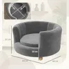 PawHut Hundesofa Hundecouch, Waschbarer Bezug, Haustiersofa Produktbild-Vorschau 3
