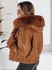 Dstreet Veste en cuir Luxanas marron pour femme L Voir les images du produit 4