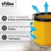 VHBW 888102486, Filter, Schwarz, Bosch, Bosch GAS 12-30 F Produktbild-Vorschau 2