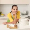 Relaxdays Käseglocke mit Bambus Käsebrett, Parmesanbrecher, Produktbild-Vorschau 5