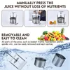 FIVMEN Obstpresse Edelstahl Manuell 5L Weinpresse Produktbild-Vorschau 5