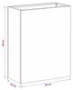 Garten-Pflanzgefäß Schwarz 40 x 20 x 40 cm Kaltgewalzter Produktbild-Vorschau 7