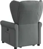 vidaXL Relaxsessel mit Aufstehhilfe Dunkelgrau Stoff Produktbild-Vorschau 5