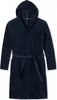 Schiesser peignoir essentials bathrobe with hood navy Voir les images du produit 5