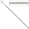 JOBO Erbskette 585 Weißgold 3 mm 45 cm Gold Kette Halskette Produktbild-Vorschau 1