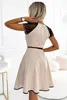 Numoco Formelle Frauenkleider Silvia beige XL Produktbild-Vorschau 4