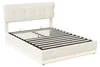 Lit boxspring double 140x200 cm avec éclairage LED, lit Voir les images du produit 11