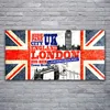 Glasbilder 120x60 Wandbild Druck auf Glas London Flagge Produktbild-Vorschau 2