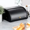 Chlebak metalowy czarny 30x26,5x17 cm Podgląd zdjęcia produktu 2