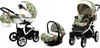 BabyLux® Tropical | 3in1 Kinderwagen Set | Tropical Flowers Produktbild-Vorschau 1