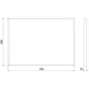 Mexen Loft lustro łazienkowe prostokątne 70 x 50 cm, rama Podgląd zdjęcia produktu 6