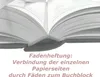 An open book with text overlayed. Voir les images du produit