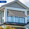ALIGHTUP Marquise de balcon 300x120x(200-300) cm Marquise Voir les images du produit 8