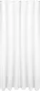 A white shower curtain with vertical folds. Produktbild-Vorschau
