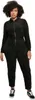 Urban Classics Ladies - Velvet Rib Boiler Suit schwarz - S Produktbild-Vorschau 7