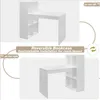 EUGAD Schreibtisch mit Regal links/rechts montierbar, PC Produktbild-Vorschau 8