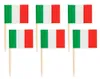 50 Flaggen Deko Picker Italien grün weiß rot Produktbild-Vorschau 1