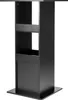 A black bar table with three shelves against a white background. Produktbild-Vorschau