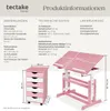 tectake® Höhenverstellbarer Schreibtisch elektrisch Produktbild-Vorschau 7