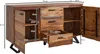 FineBuy Sideboard Sheesham Massivholz 145 cm 2 Türen & 3 Produktbild-Vorschau 3