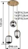 Globo Lighting Lampe à suspendre métal couleur laiton, 3x Voir les images du produit 4