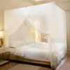 Moskitonetz Doppelbetten 200x200x220cm XXL Mückennetz Bett Produktbild-Vorschau 1