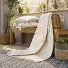 Plaid Can Marca 100% Baumwolle creme 130x170cm – Produktbild-Vorschau 1