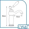 Paloma Schwarz Sem-1107 Retro Waschtischarmatur Produktbild-Vorschau 13