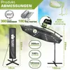 tillvex Alu Ampelschirm Anthrazit LED Solar Ø 300 cm mit Produktbild-Vorschau 2